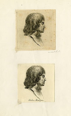 2 seltene PP antike Meisterdrucke - ANDREA MONTEGNA - MALER - Denon - ca. 1790