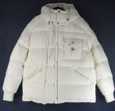 NEW Moncler Men's Karakorum Down Jacket in creamy Size 4 US XL #DC
