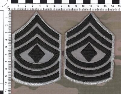 USMC First Sergeant Rank Insignia   Grey   Female Size