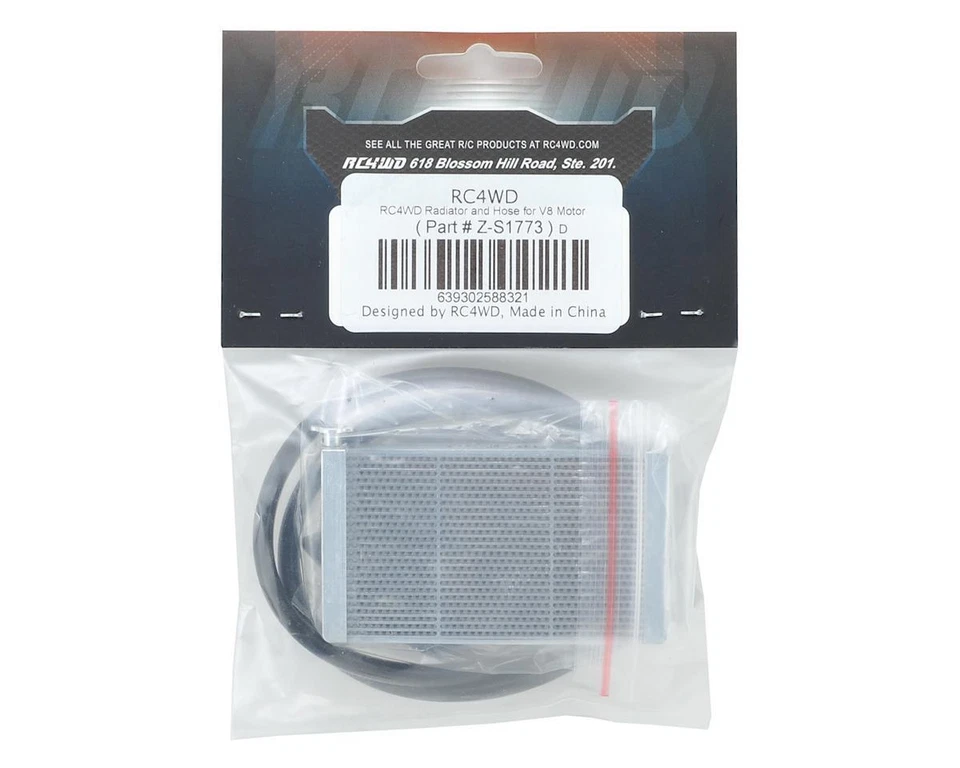 RC4WD V8 Engine Radiator & Hose [RC4ZS1773] - Image 2 of 2