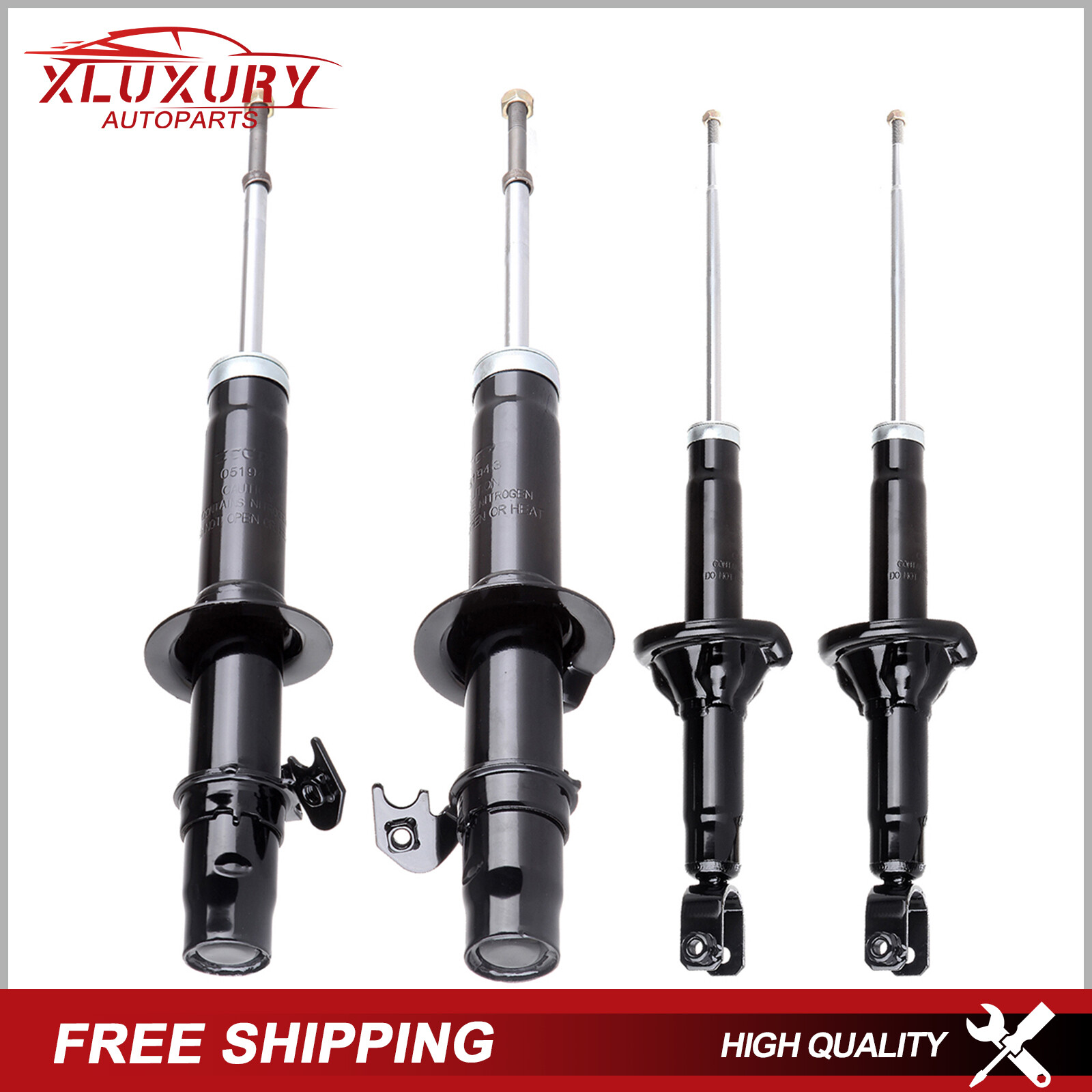4x Front Rear Struts Shocks Absorbers FIT 1997-1999 Acura CL 94-97 Honda Accord