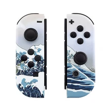 Controller Shell Case Buttons The Great Wave for Nintendo Switch Joy-con & OLED