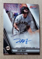 2019 Bowman's Best of 2019 Joey Bart Auto San Francisco Giants Autograph