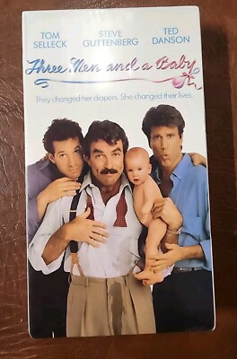 Three Men And A Baby VHS SEALED Hologram Touchstone Selleck Danson Guttenberg
