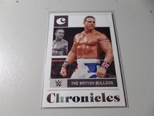 2022 #100 The British Bulldog Panini Chronicles WWE Legends Silver