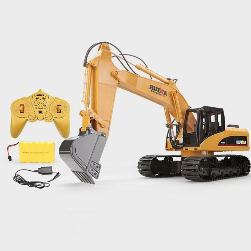Remote control excavator best sale huina
