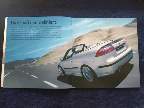 Saab 93 Cabrio Cabriolet Prospekt 2006 + Preisliste - Picture 5 of 11