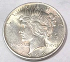 1922 peace dollar VF condition  #119