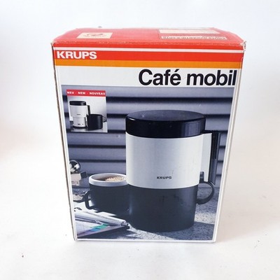 Krups Cafe Mobil Camping Kaffeemaschine Reise Kaffeemaschine to go weiß Typ 146