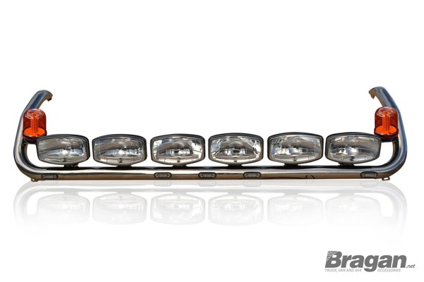 Bragan Roof Bar Mit Leds & LED Spots X6 + Amber Beacons FüR Scania P G R 6 2009+-image