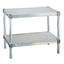 NEW AGE INDUSTRIAL  Fixed Work Table,Aluminum,24" W,15" D 18K931