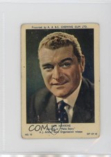 1953 A&BC Dollar Film Stars Series 1 Jack Hawkins #10 1n94