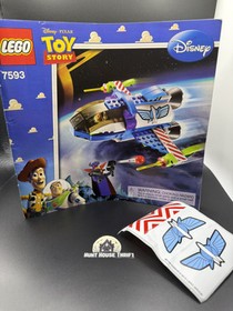 Toy Story Buzz Star Command Spaceship Complete Instructions & Stickers LEGO 7593