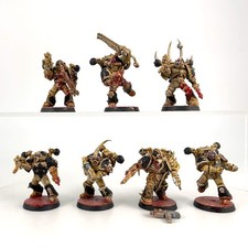 Warhammer 40K Chaos Space Marines x7 Versión Antigua Juego de Conversión de Plástico