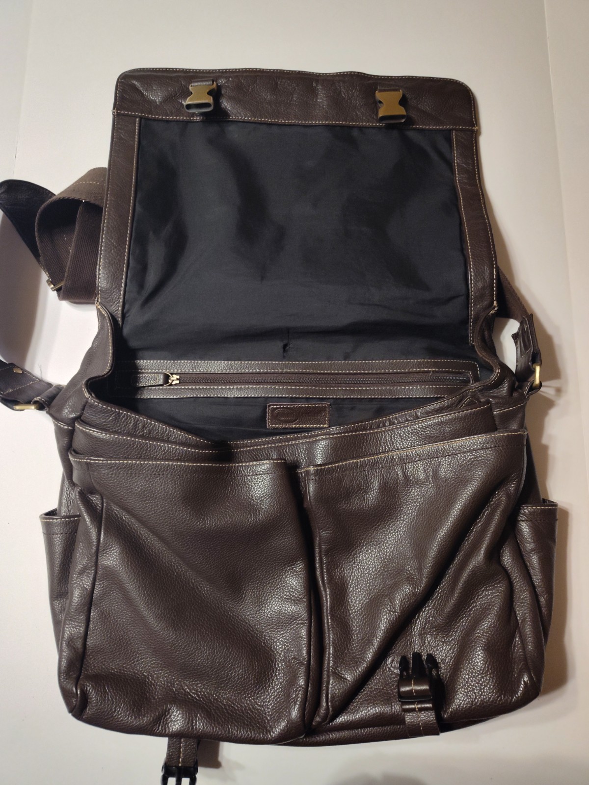 Ameri Leather Brown messenger bag - image 4