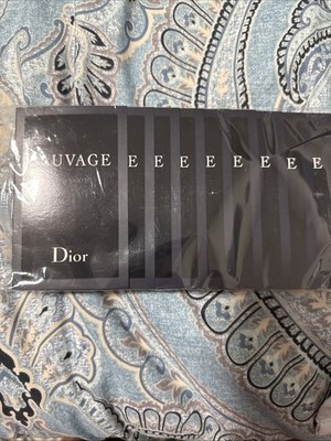 Dior Sauvage Sample-Vials for Men, 0.03 oz EDT - 10 PCS ----NEW