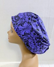 Scrub Cap, Surgical Hat, Euro Scrub Cap, European, Halloween, Spiderweb