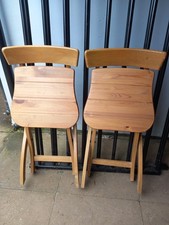 Arvinn IKEA Wooden Folding Chairs Pack of 2