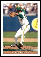 Dennis Eckersley 1993 Upper Deck #271 Athletics MLB READ FREE SHIP AutographDen