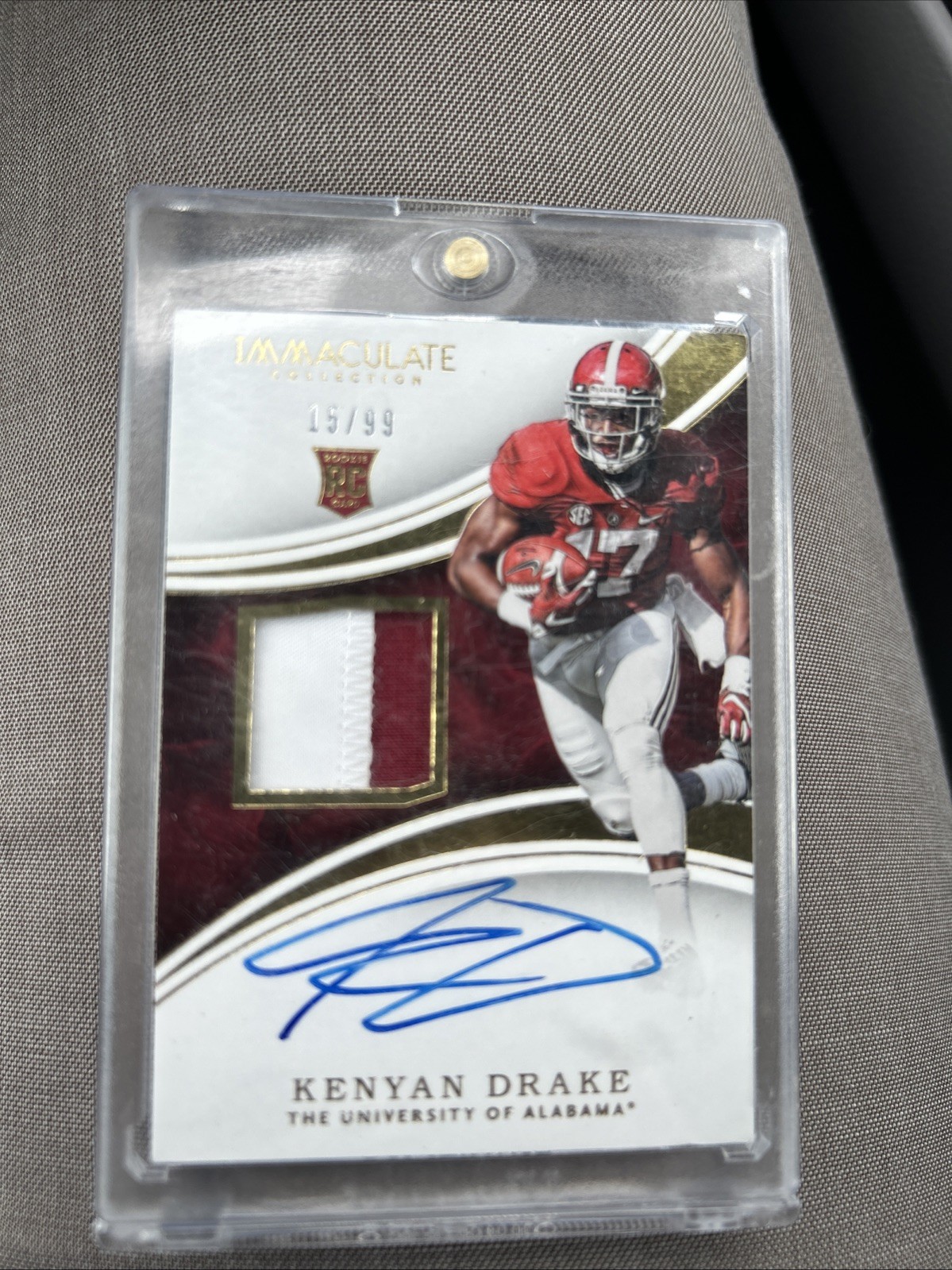 Kenyan Drake Panini Immaculate Collegiate #125 Autograph