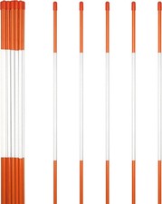 20 Pack 48" Reflective Driveway Markers, Snow Stakes with Fiberglass Pole  Hamm