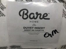 Bare Home Full Duvet Insert Comforter White Ultra-Soft - Premium 1800 Series