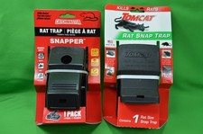 2 Pks Tomcat Catchmaster Snapper Rat Mouse Sn...