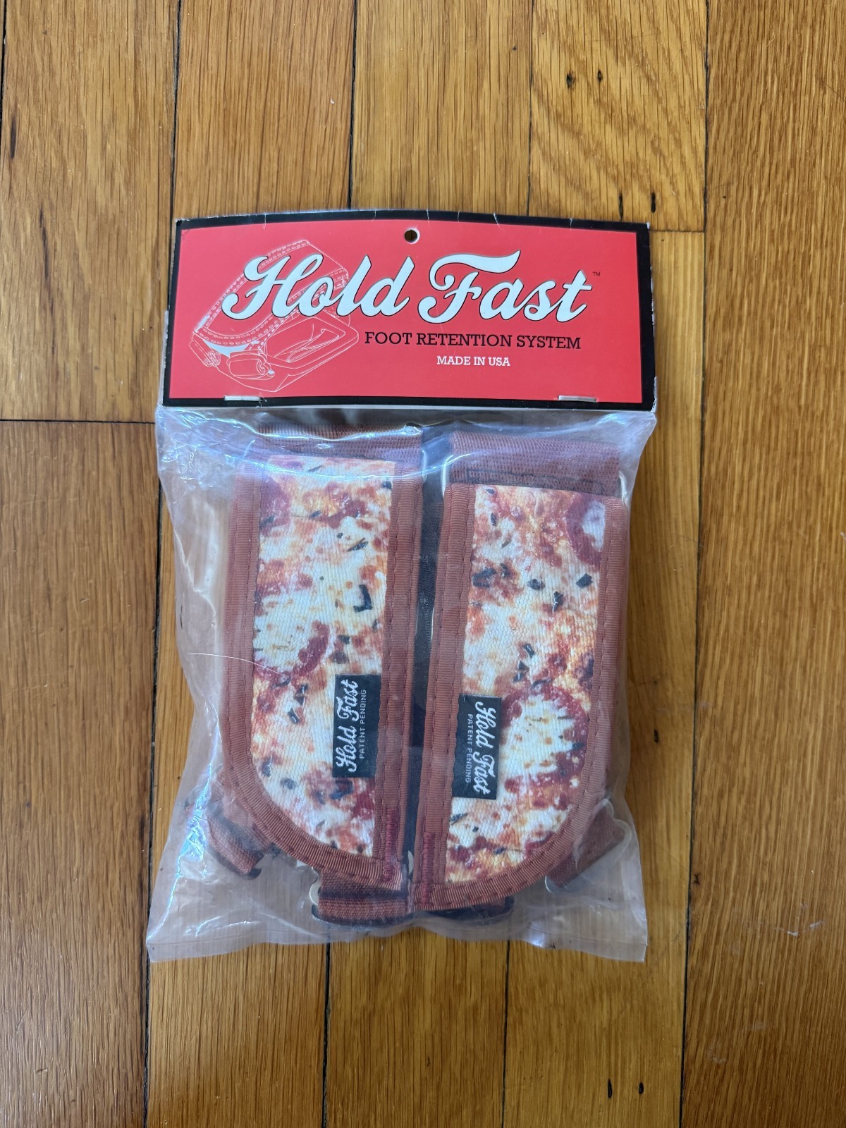 New Rare Hold Fast Pepperoni Pizza Pedal Straps Track Fixed Gear BMX Bike