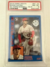 2019 Topps Update Series - 1984 Topps Baseball Shohei Ohtani #84-25 Blue