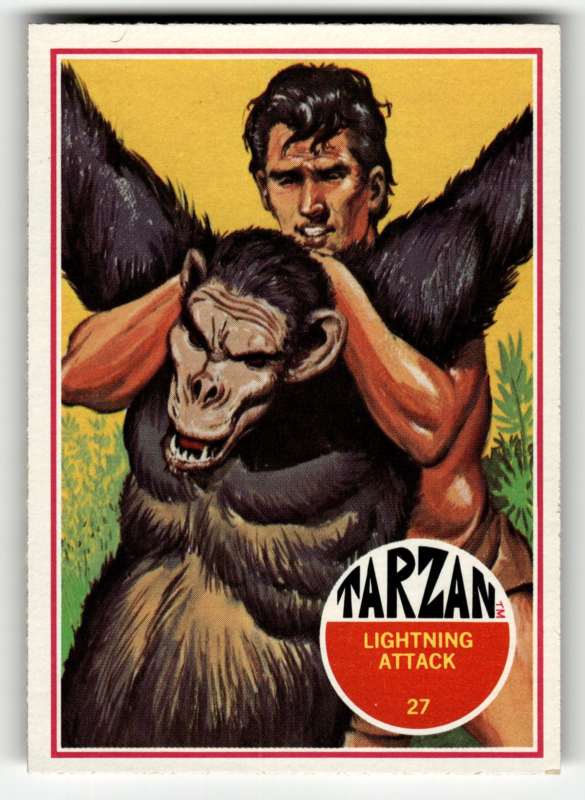 1966 Banner Tarzan #27 Lightning Attack HIGH GRADE BEAUTY!