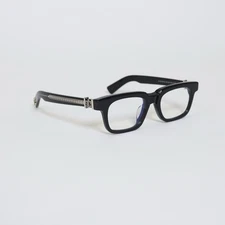 Chrome Hearts Black Glasses Frames w/ Silver 925 Leather Case Included