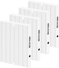 4 Pack AP-1512HH True HEPA Replacement Filter for Coway Airmega AP-1512HH and Ai