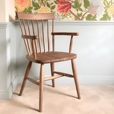 Sedia scandinava Mandal intagliatore - faggio massello, elegante poltrona fuso
