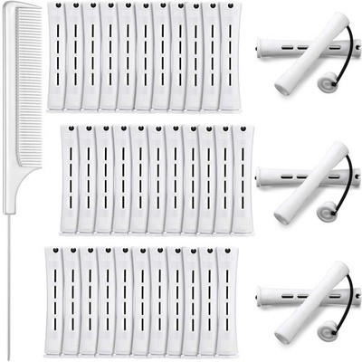 36 Pieces Cold Wave Rod Hair Perm Rods Hair Rollers Perming Curlers with Stee...