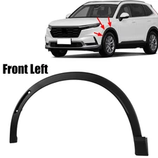 Black Front Fender Flare Molding Trim For 2023-2024  Honda CRV Left Driver Side