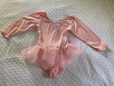Vintage girls 1990s Jacques Moret Ballet Ballerina Dance tutu Pink Lace S 6 7