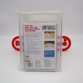 NES Nintendo ROUNDBALL 2-ON-2 CHALLENGE - VGA GRADED 85! NEW & Sealed + H-Seam!
