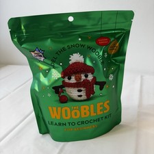 WOOBLES Beginners Crochet Kit NOEL THE SNOW WOOBLE Christmas Holiday Sealed
