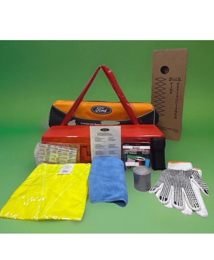 NUEVO OEM Ford Vehículo Comercial Kit de Asistencia en Carretera con Estuche VJL3Z-19F515-BA Foto 2 de 3