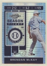 2020 Panini Chronicles Contenders Optic Hyper Prizm /299 Brendan McKay #4 00gy