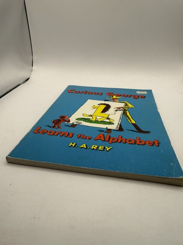 Vintage 1963 CURIOUS GEORGE LEARNS THE ALPHABET Children's BOOK Scholastic PB - Picture 3 of 12