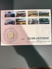 2023 ROYAL MINT FLYING SCOTSMAN BU £2 COIN COVER ROYAL MAIL STAMPS LTD EDITION
