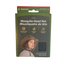 Head Net Coghlan's Mosquito Ultra-Fine Mesh Netting Protection for Face & Neck