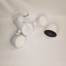  READ DETAILS  Google Nest Cam Outdoor Surveillance Camera - Snow w/Floodlight