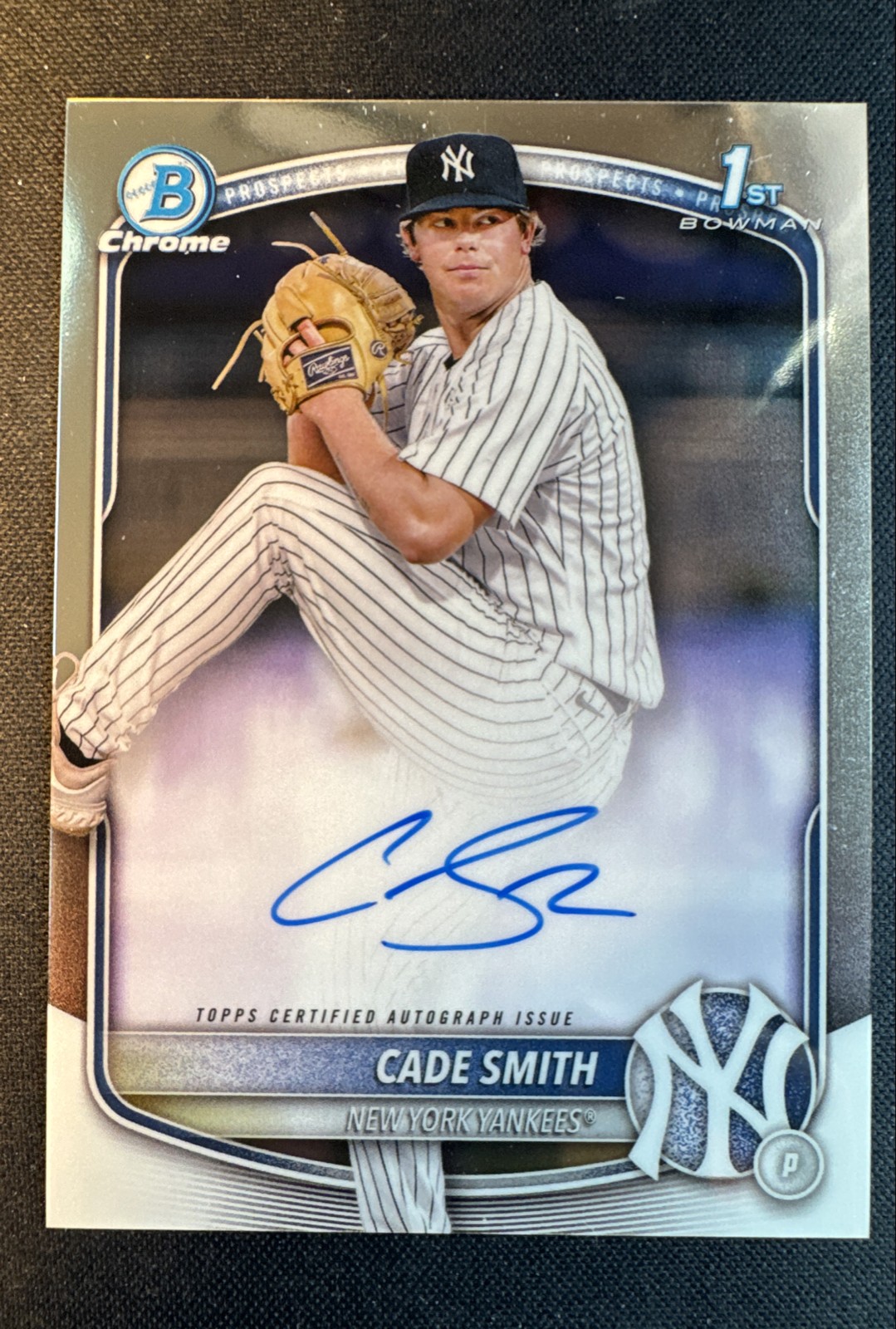 2025 Bowman Chrome - Prospect Autographs Cade Smith, Cade Smith #CPA-CS (AU)
