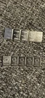 Lot Of Ten (10) Valcambi Suisse - 1 Gram .999 Fine Pure Silver Bullion Mini Bars