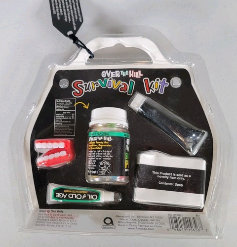 Over The Hill Survival Kit Party Gag Gift Novelty 6 Pieces Old Age Joke New - Picture 6 of 7