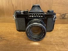 Rare Black : Near Mint Pentax S2 Early Model Camera Super Takumar 55mm F/1.8