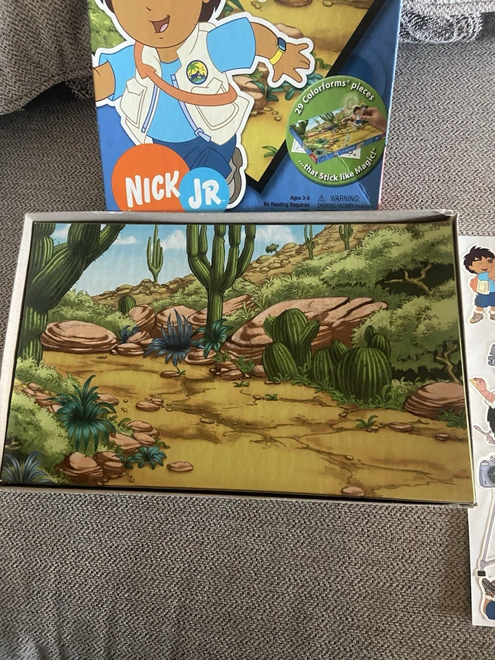 2006 Go Diego Go Colorforms Playset Nick Jr See Description Please - Image 3 of 4