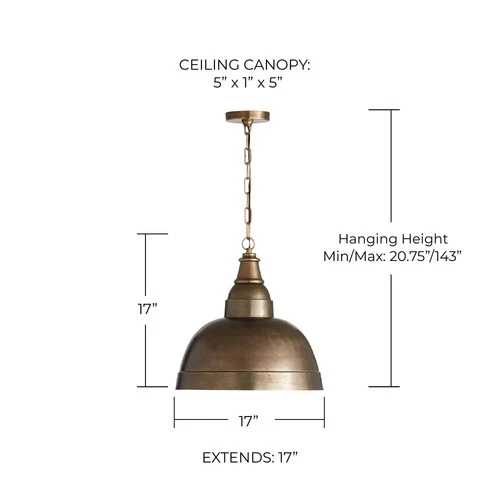 Capital Lighting 330313 Sedona 1 Light 17"W Pendant - Picture 2 of 12